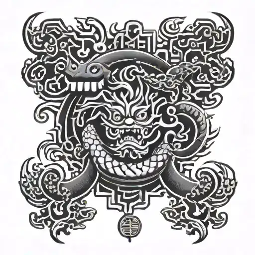 Chinese Tattoo For Strength
