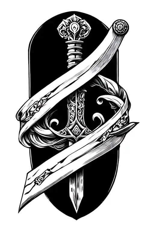 Sword Wrapped Tightly