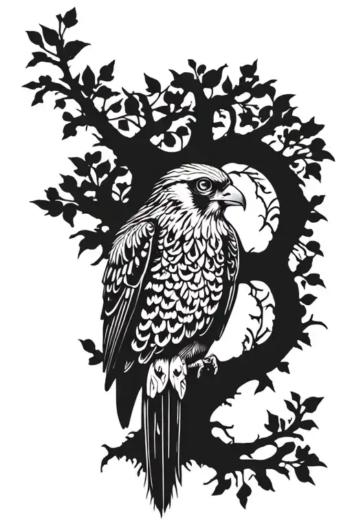 Polish Falcon Irish Tree Of Life