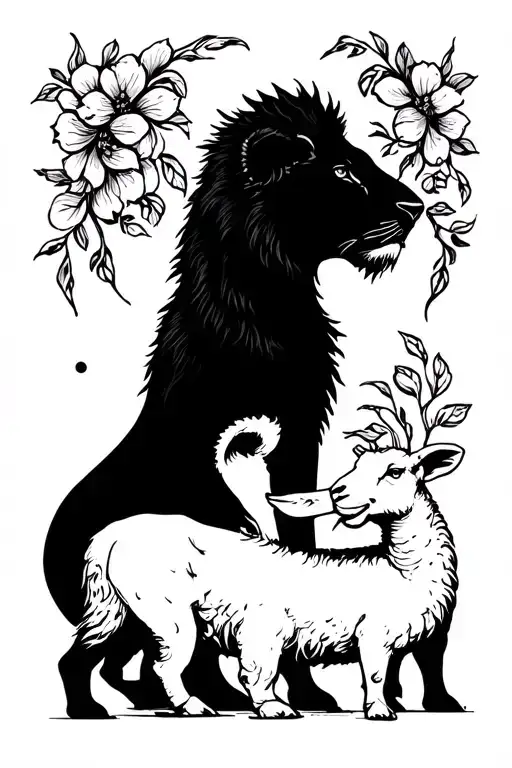 Lion And Lamb
