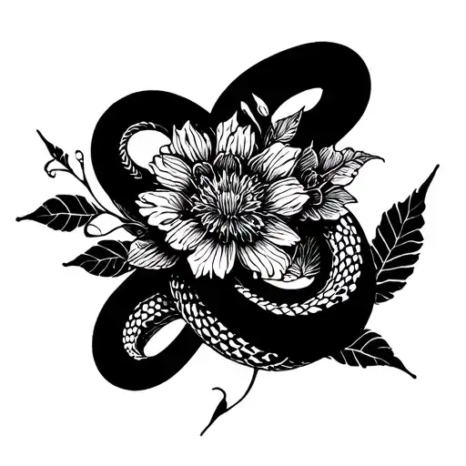 Snakes And Flowers