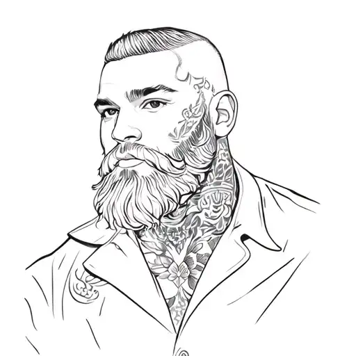 A Man With A Beard And