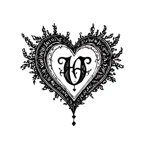 Heart Initials