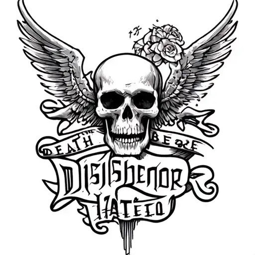 Death Before Dishonor Words