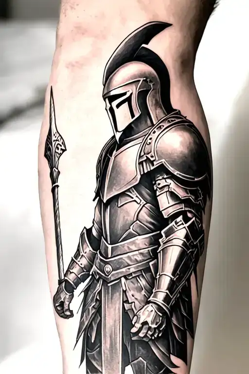 Spartan In Full Armor