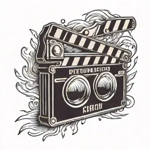 Old School Clapper Board