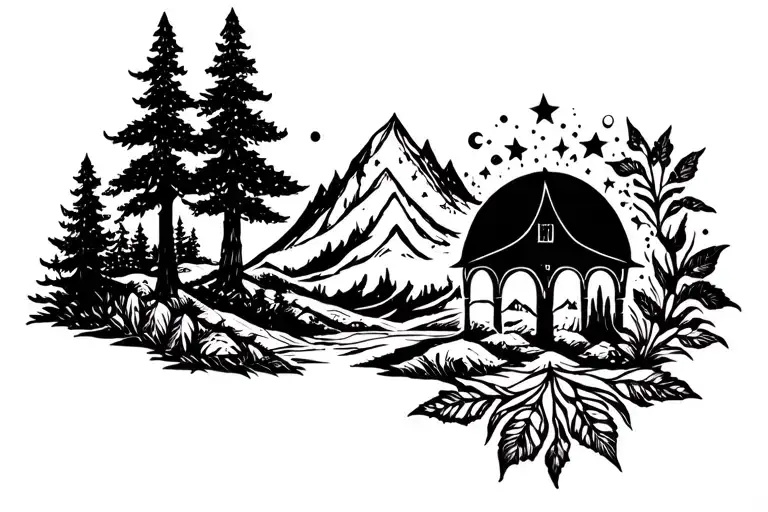 Outdoor Themed With 2 Symbols