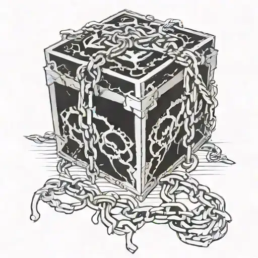 Hellraizer Box With Chains Wrapping