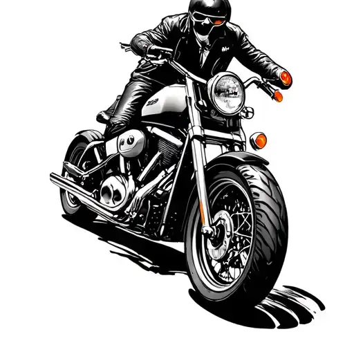 Retro 90S Dance Music Motorcycles