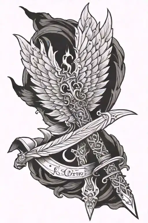 A Court Of Wings And Ruin Book Cover Dagger Only
