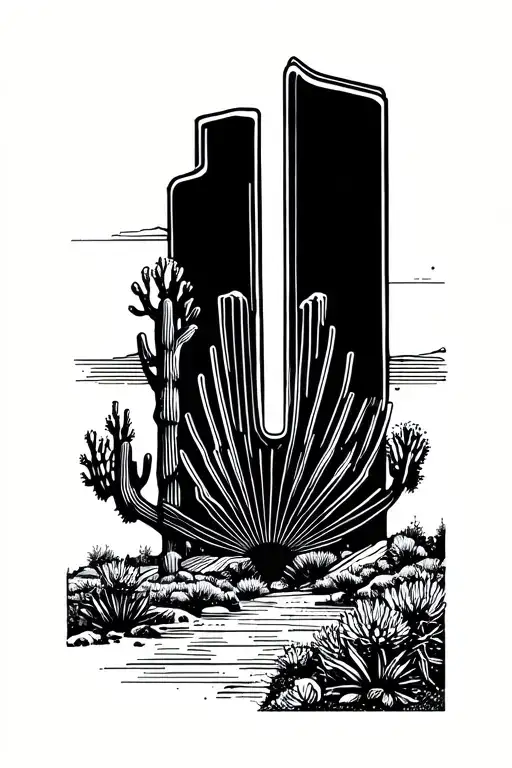 Arizona Landscape In Block M