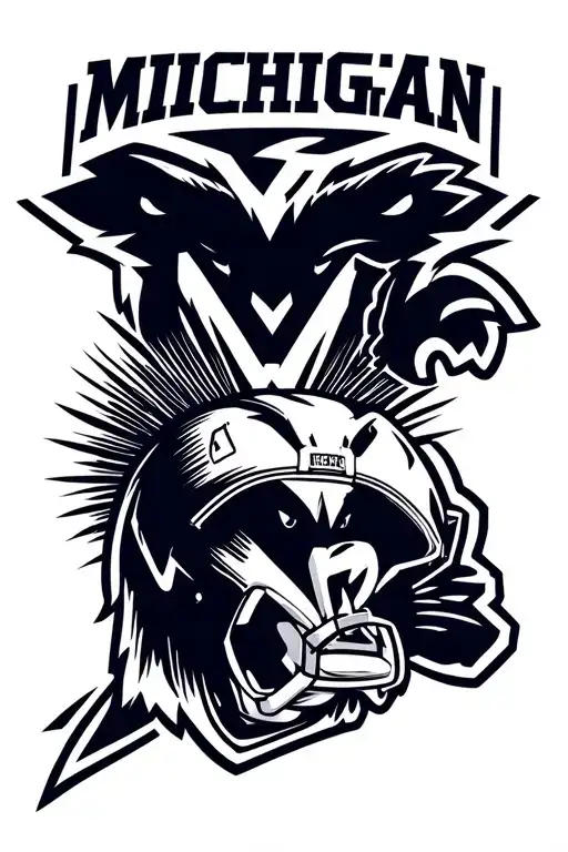 Michigan Football Logo Arizona