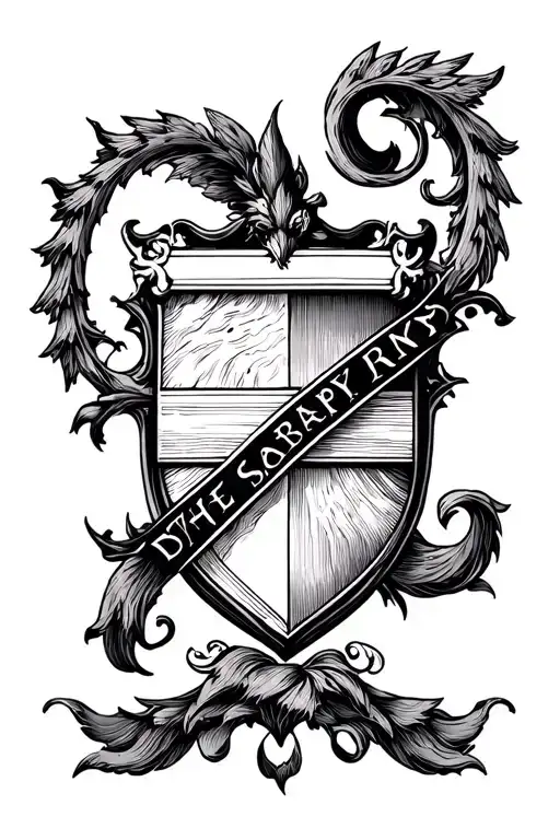 Salisbury Crest Type Tatoo
