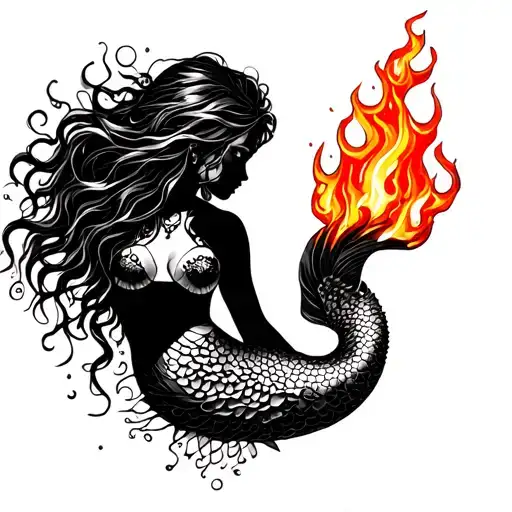 Mermaid And Fire