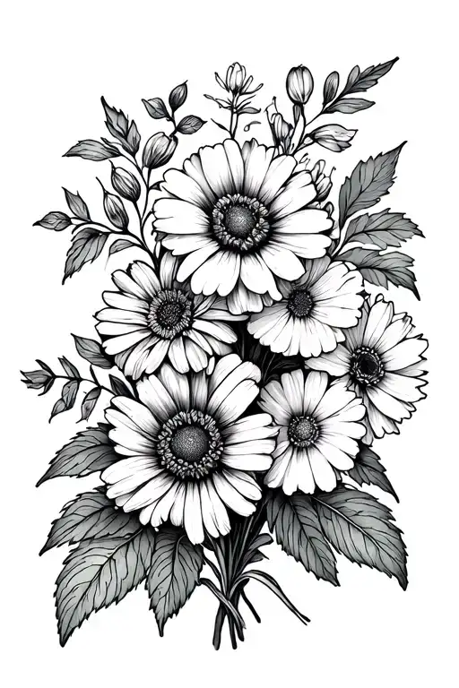 June And July Birthflower Bouquet