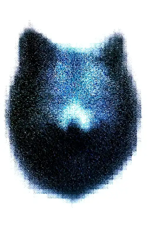 Growling Wolf Face And Realistic Rocky Mountains Inside