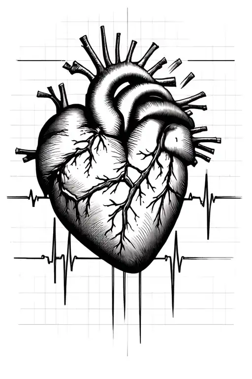 Heart Electrocardiogram Writes Antonin