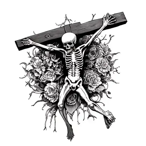 Crucified Skeleton