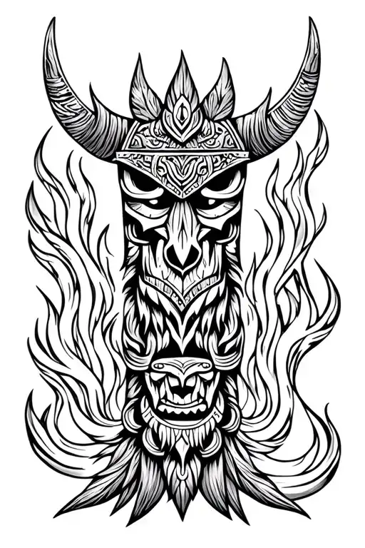 Alaskan Viking Totem
