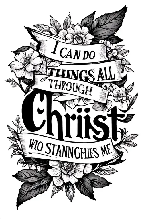 I Can Do All Things Through Christ Who Strengthens Me