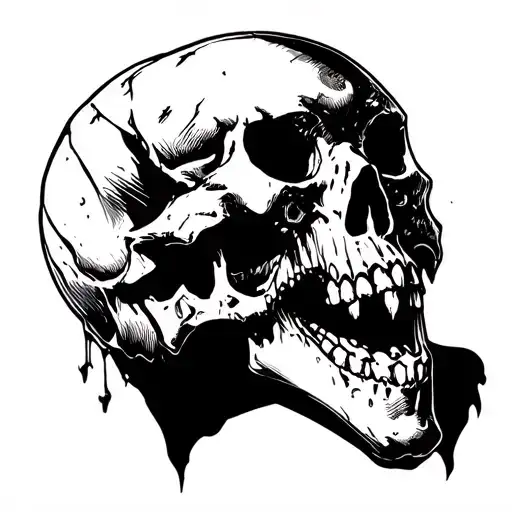 Evil Laugh Now Cry Later Skull