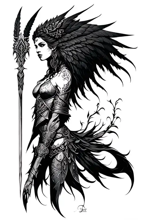 Gunnr Valkyrie Warrior