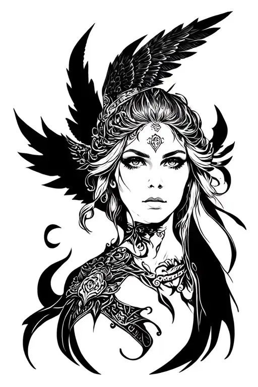 Gunnr Valkyrie Warrior