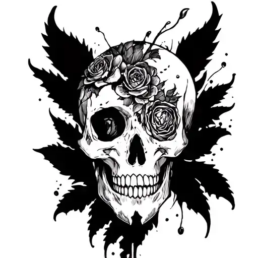 Velcam Tatto - Except For The Hand - Goth Style