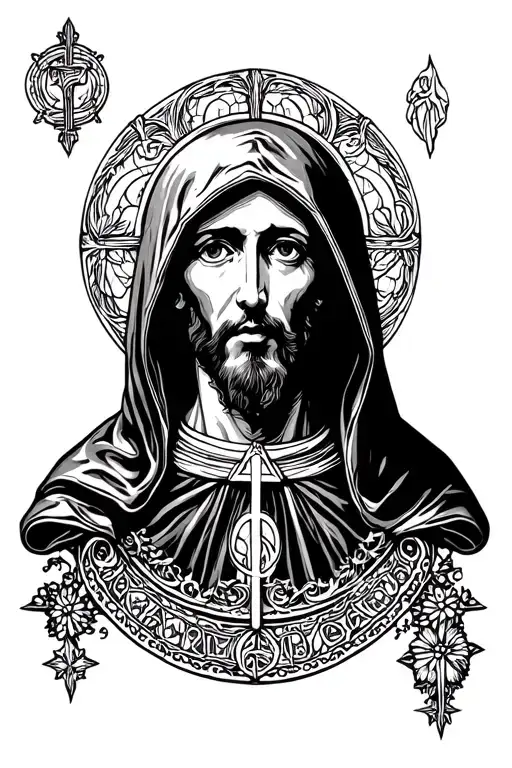 Hooded Saint Benedict