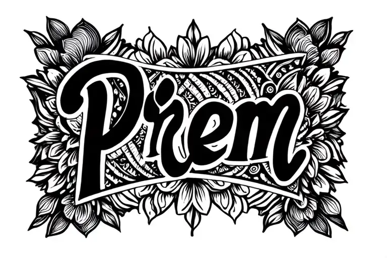 Prem Neha Name For Armband