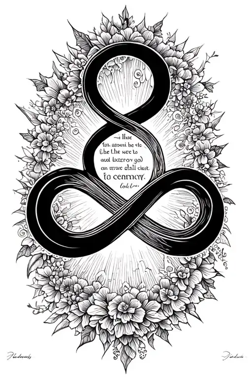 Bible Verse In Infinity Sign