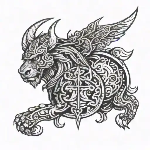 Polish Viking Tattoo Design