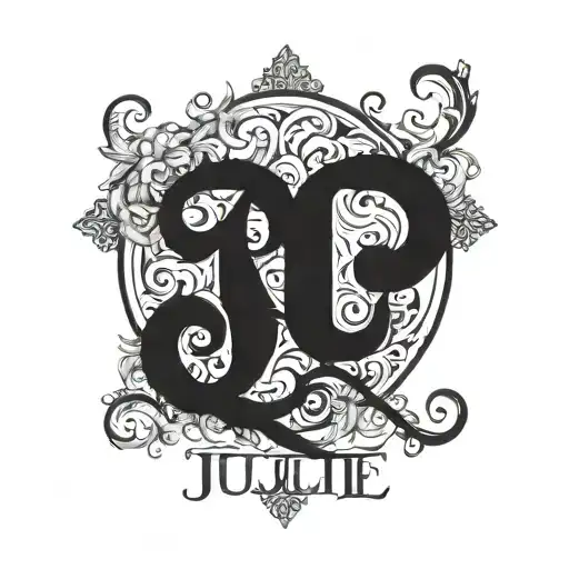 Julie Name With An Appealing Font And Artistic Side Resembling Latin Youth