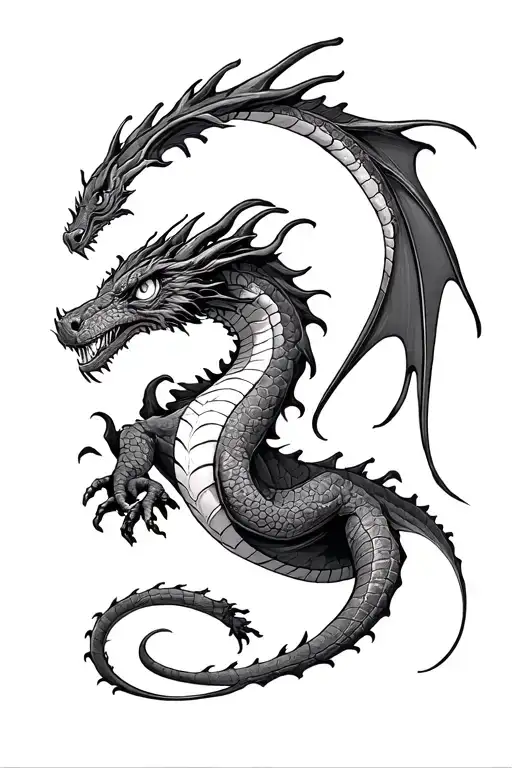 A Dragon That Has Eyes Around It Instead Of Scales