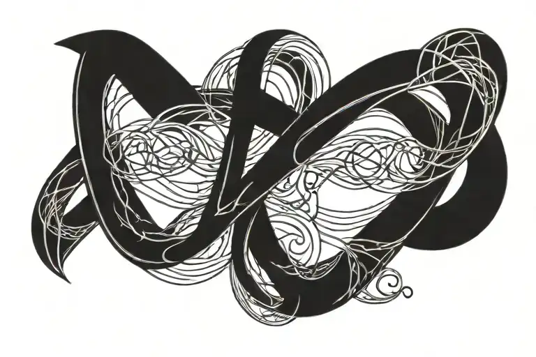 Infinity Sign With Names Incorporated