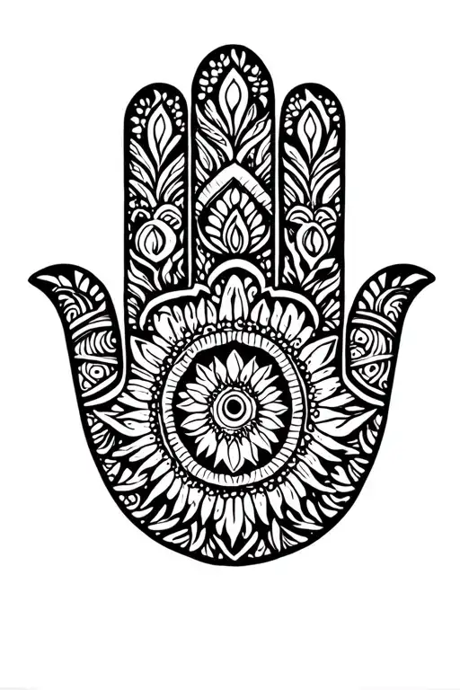 Hamsa Hand Made