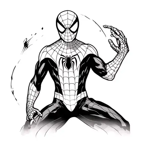 Spider Man Standing Proudly