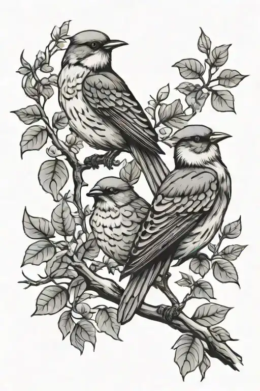 Birds Perched