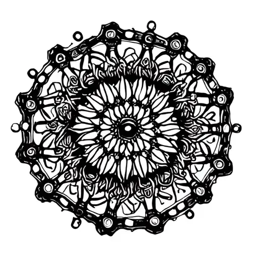 Bicycle Chain Mandala