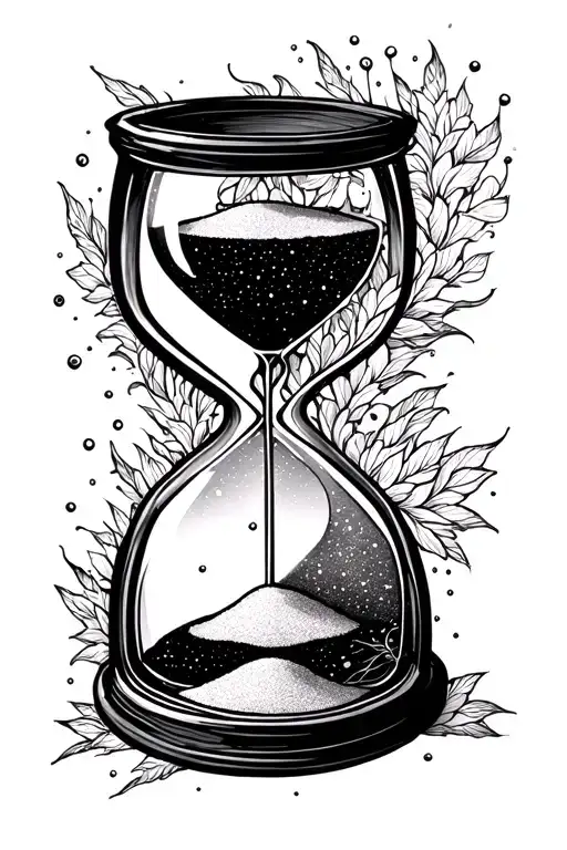 Hour Glass With Sand