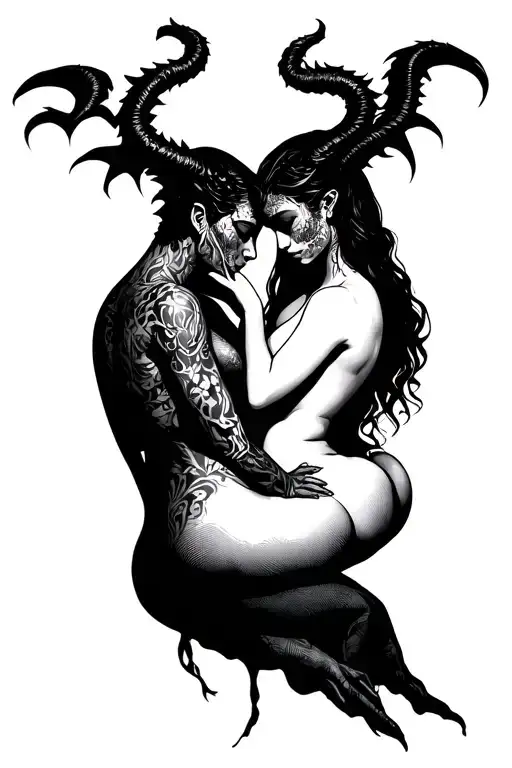 Woman Attached To Her Lover Like Devil