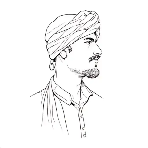 A Man In A Turban