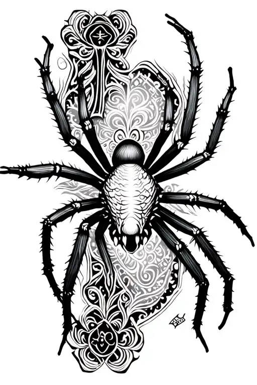 Spider With Cross