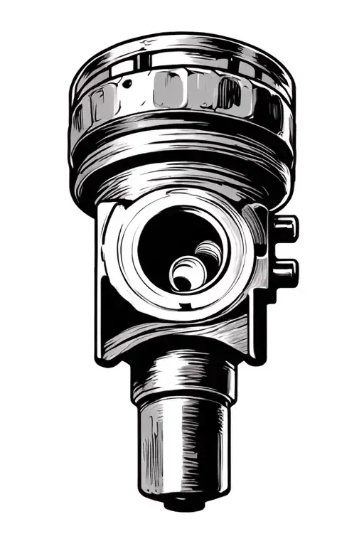 Motor Piston Surrounded