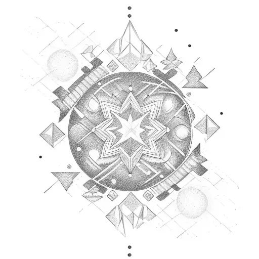 Orbiting Twinkling Star