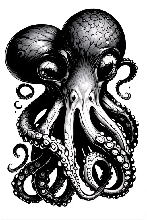 Octopus With Tentacles