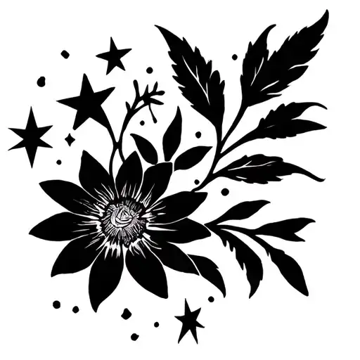 Stars And Flower