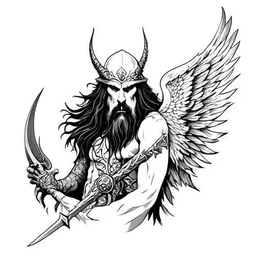 Odin God Of War And Isabella