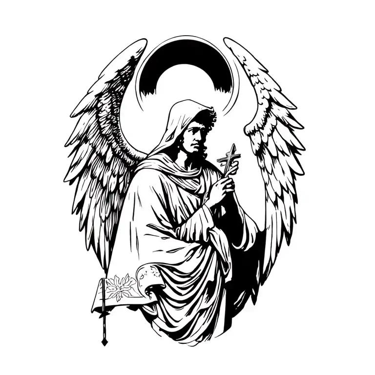 Hooded St Micheal The Ark Angel