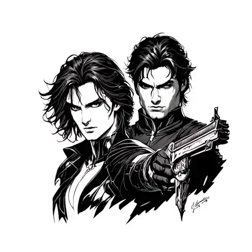 Gambit & Rogue X Men